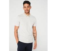 BOSS Peoxfordnew Short Sleeve Polo Shirt, Light Beige, Size Xl, Men Light Beige