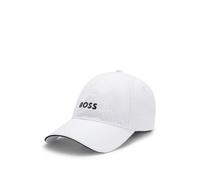 BOSS Perforated cap with gloss logo - Style Lach_TOC_N, 50560377 White pcs.