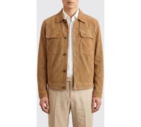 Boss Perforated Suede Shirt Jacket with Flap Pockets - Size: 54 - male
