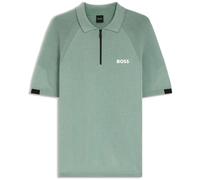 Boss Perform Max 10284400 Green Short Sleeve Sweater