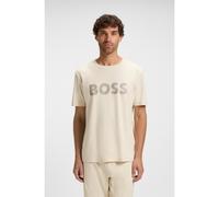 BOSS Pima-cotton T-shirt with gloss logo - Style Tee Logo Future, 50543796 Natural XXL