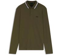Boss Plisy 10266738 Green Long Sleeve Polo
