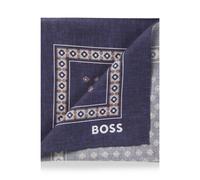 BOSS Pocket square with digital print - Style C-POCKET SQ.-251, 50551097 Blue Patterned pcs.