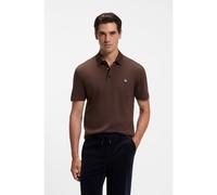 BOSS Polo shirt in mercerised cotton with Double B monogram - Style C-Parris 01, 50555829 Dark Brown M