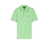 BOSS Mens Paddy Contrast-Logo Paddy Polo Shirt in Cotton piqué