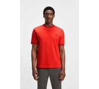 BOSS Porsche x BOSS cotton T-shirt with moisture-control finish - Style C-Taut 197_PS, 50543341 Dark Orange XXL
