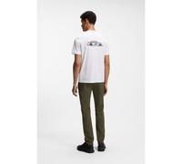 BOSS Porsche x BOSS mercerised-cotton T-shirt with rear graphics - Style TS_PS Spirit70 Car, 50561856 White XXXL