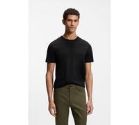 BOSS Porsche x BOSS mercerised-cotton T-shirt with reflective branding - Style TS_PS Spirit 70, 50562696 Black XXXL