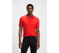 BOSS Porsche x BOSS polo shirt in cotton with moisture control - Style C-Parris 197_PS, 50543257 Dark Orange XXL