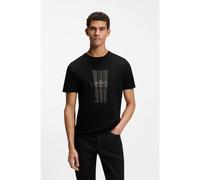BOSS Porsche x BOSS T-shirt in mercerized cotton with reflective graphic print - Style TS_PS Spirit70 Grx, 50559811 Black XL