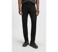 BOSS Porsche x BOSS tapered-fit jeans in black stretch denim - Style C-Taber_PS, 50550924 Black 35/32