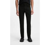 BOSS Porsche x BOSS tapered-fit trousers in stretch denim - Style TR_PS Spirit70 5Pkt, 50560463 Black 38/30