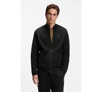 BOSS Porsche x BOSS zip-up sweatshirt with Pasha-check jacquard - Style SW_PS Icons70 JacqFZ, 50569955 Black XXL
