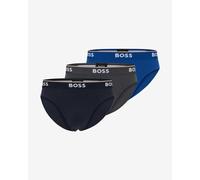 Boss 3 Pack Mens Brief - Blue Cotton - Size Small