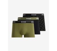 BOSS Power Design Boxers khaki green black (3 units) - S