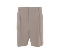 BOSS pressed pleated cotton shorts - Neutrals 46-48-50-52