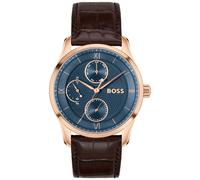 BOSS Principle Master 1514273 - Man - 41 mm - Analogue - Quartz - Mineral Glass Blue 22 mm