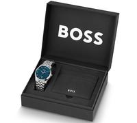 BOSS Principle Watch And Cardholder 1570178 - Man - 41 mm - Analogue - Quartz - Mineral Glass Blue 41 mm