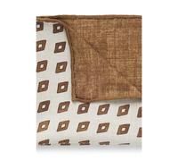 BOSS Printed pocket square in silk - Style L-POCKET SQ CM35 253, 50566381 Brown Patterned pcs.