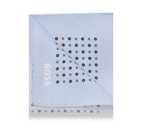BOSS Printed pocket square with logo - Style H-POCKET SQ-222, 50566940 Light Blue pcs.