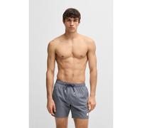 BOSS Printed swim shorts with logo badge - Style Marlin_Swim_trunk, 50554948 Blue XXL
