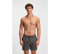 BOSS Printed swim shorts with logo badge - Style Vibe, 50518968 Black XXL