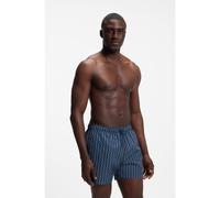 BOSS Printed swim shorts with logo badge - Style Vibe, 50518968 Blue Patterned L