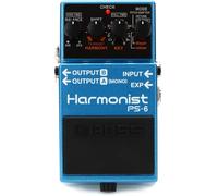 Boss PS-6 Harmonist Pitch Effects Guitar Pedal Blue create 2or3 voice harmonies