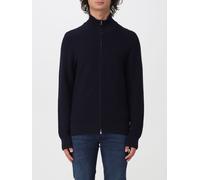 Boss Pure Wool Full-Zip Turtleneck Cardigan with Dropped Shoulders - Size: XL - male