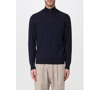 Boss Pure Wool Half-Zip Turtleneck Jumper with Ribbed Hems - Size: XXL - male