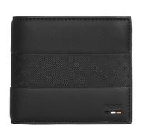 BOSS Purse Ray MS 4 CC Coin Wallet Black