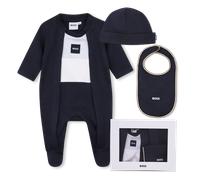 Boss - Pyjama Set, Hat, And Bib - Navy - Boy - 1 Month
