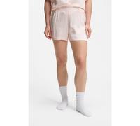 BOSS Pyjama shorts in satin with monogram jacquard - Style B Monogram_Shorts, 50561031 light pink XS