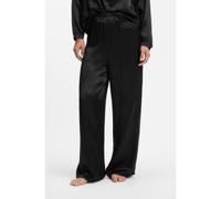 BOSS Pyjama trousers in satin with all-over monogram pattern - Style B Monogram_Pants TW, 50570988 Black M
