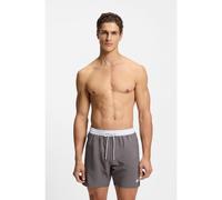 BOSS Quick-dry swim shorts with logo print - Style Starfish, 50514429 Grey XXL