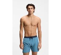 BOSS Quick-dry swim shorts with logo print - Style Starfish, 50514429 Turquoise S