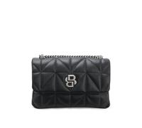 BOSS Quilted shoulder bag with Double B monogram - Style B_ICON M Sh. Bag QN, 50557972 Black pcs.