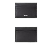 BOSS Leather Credit Card Holder Model Randy 50546166 Black