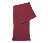 BOSS Raschel-knit scarf in virgin wool - Style Albas, 50495340 Dark Red pcs.