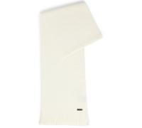 BOSS Raschel-knit scarf in virgin wool - Style Albas, 50495340 White pcs.