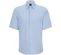 Boss - Rash 2 Oxford Short Sleeve Shirt - Sky Blue - Small