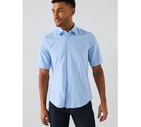 Boss Rash 2 01 Short Sleeve Shirt Blue S Men
