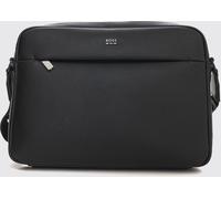 Boss Ray Grained Faux Leather Messenger Bag with Adjustable Strap