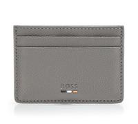 BOSS Ray Small Logo Travel Card Holder for Men, Travel Card Case, Grey High Waist, One Size, Ray Small Logo Card Holder