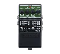 BOSS RE-2 SPACE ECHO - Tape Echo Delay Reverb Effects Pedal. Modern Compact Recreation of the Legendary Roland RE-201 Space Echo. True Stereo. Spring Reverb. Wow and Flutter.,Black