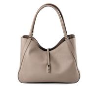Boss Reah Shoulder Bag Leather 38 cm gray