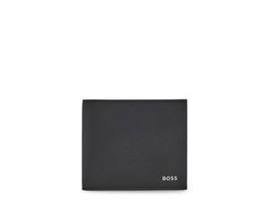 BOSS Recycled-leather wallet - Style Northon_4cc Coin, 50568387 Black pcs.