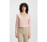 BOSS Regular-fit blouse in stretch silk - Style Banorah1, 50548224 light pink 16