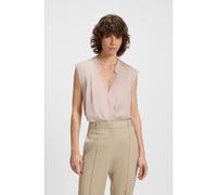 BOSS Regular-fit blouse in stretch silk - Style Basina, 50548238 light pink 12