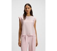 BOSS Regular-fit blouse with rear keyhole closure - Style C_Irnette, 50543548 light pink 8